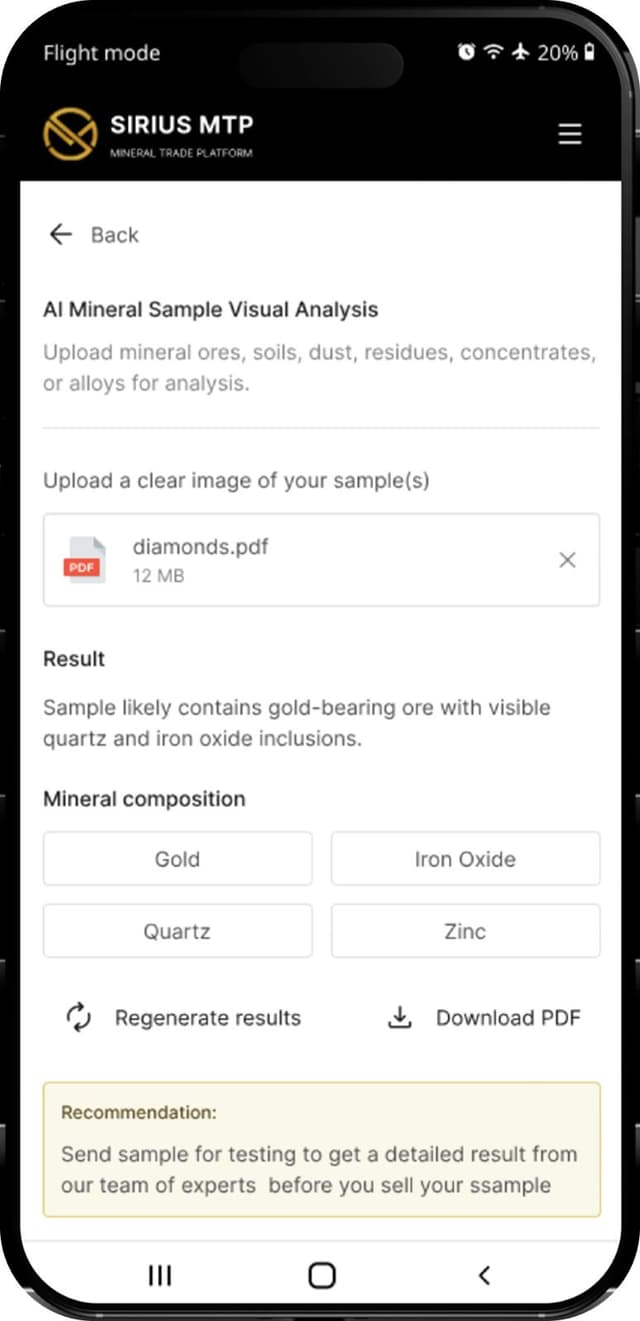 Supplier dashboard